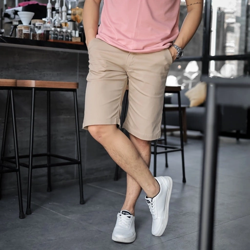 Image of Delibra Celana Chino Pendek Khaki