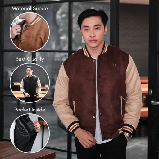 Image of Delibra Jaket Bomber Pria Severus