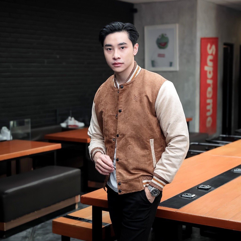 Delibra Jaket Bomber Pria Severus Coffe