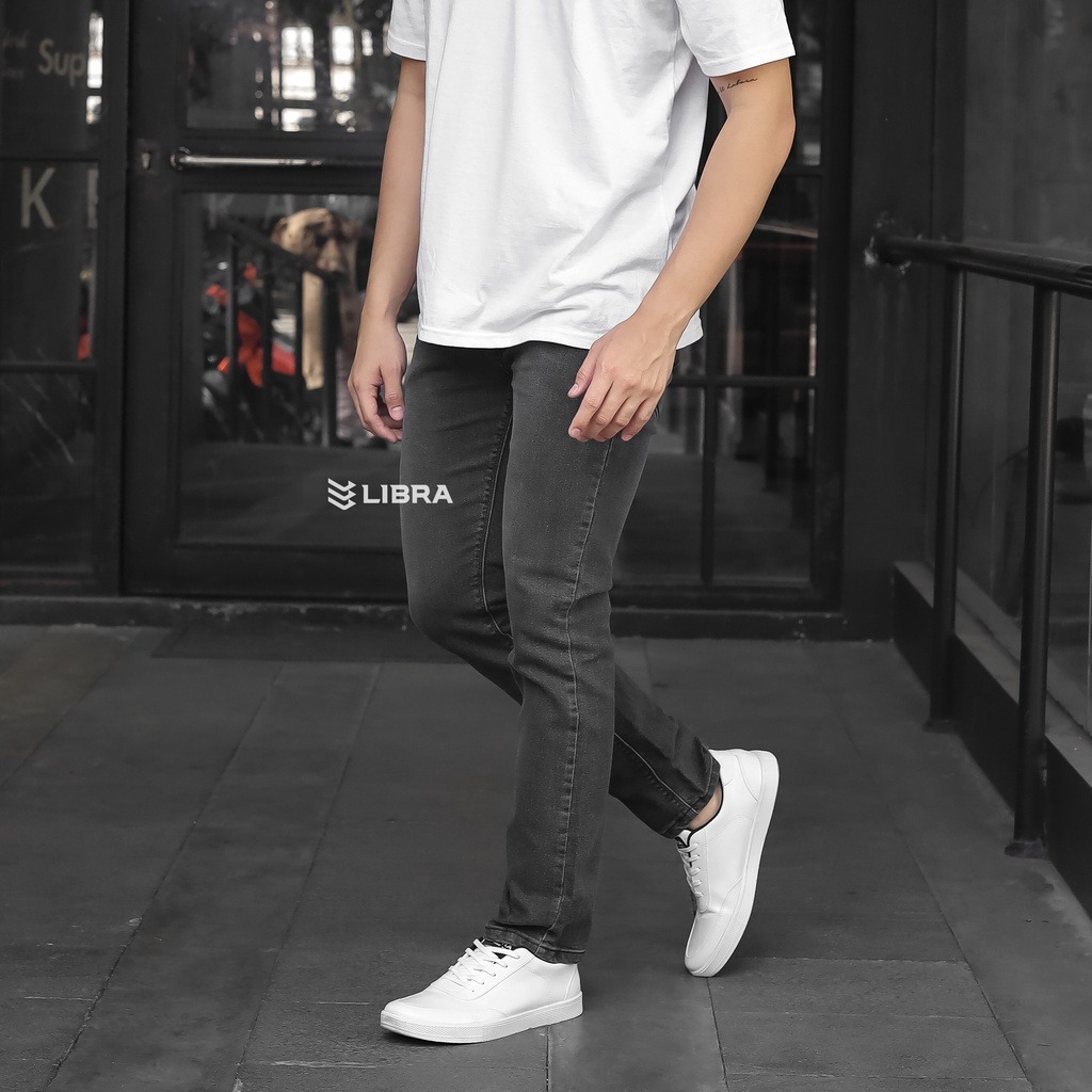 Delibra Celana Jeans Pria Grey Wash