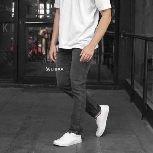 Image of Delibra Celana Jeans Pria Grey Wash