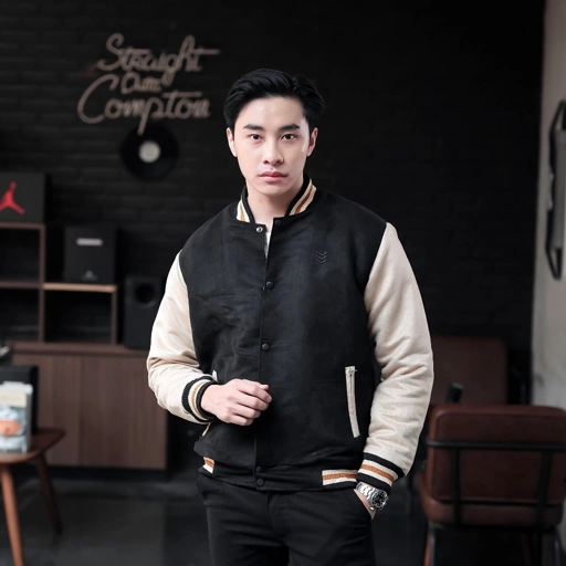 Delibra Jaket Bomber Pria Severus