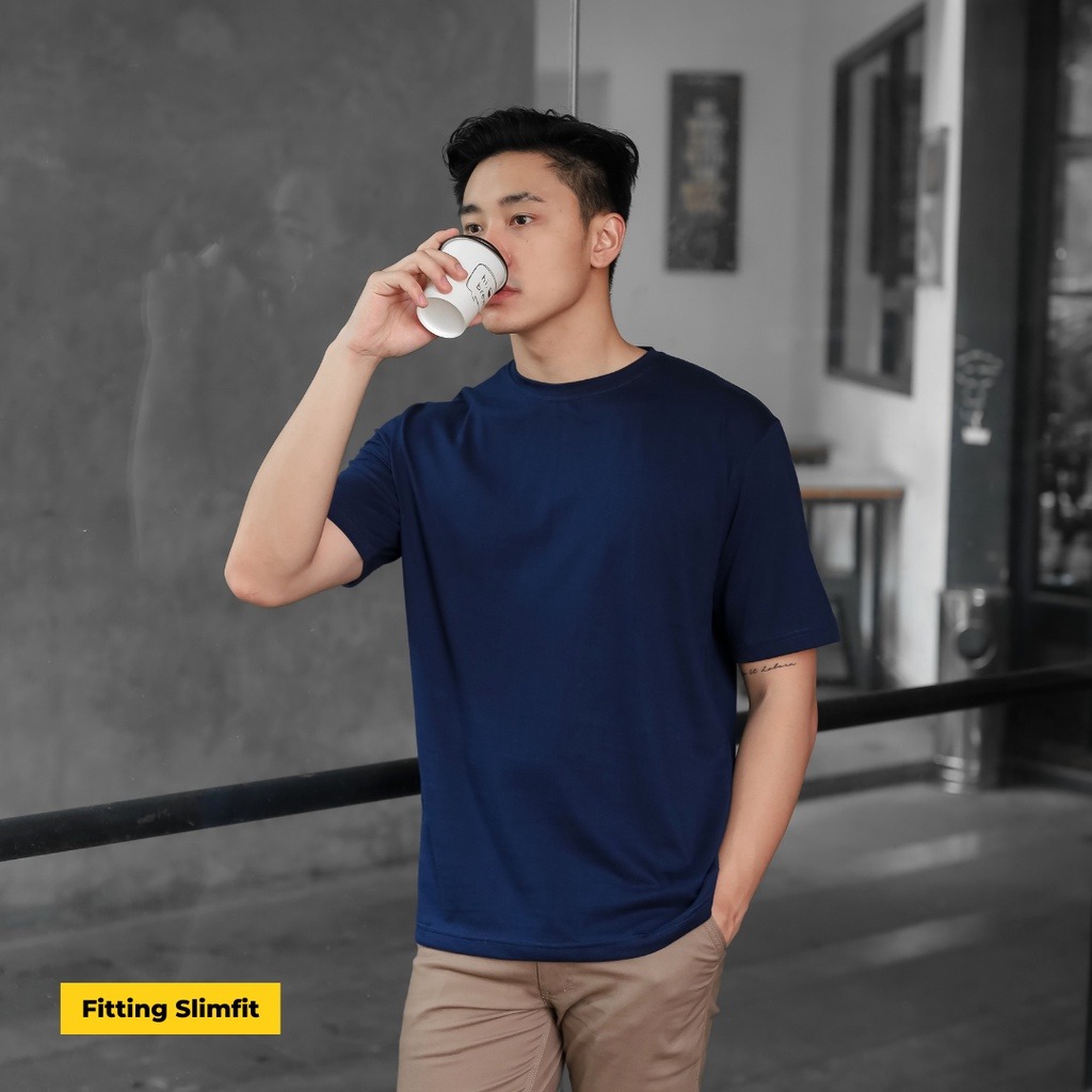 Kaos Polos Pria Combad