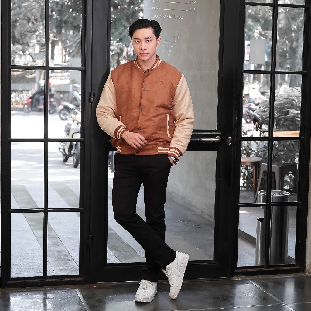 Delibra Jaket Bomber Pria Severus Coffe