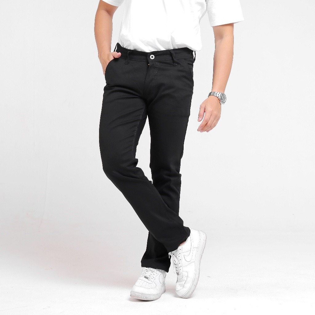 Delibra Celana Chino Panjang Original Black
