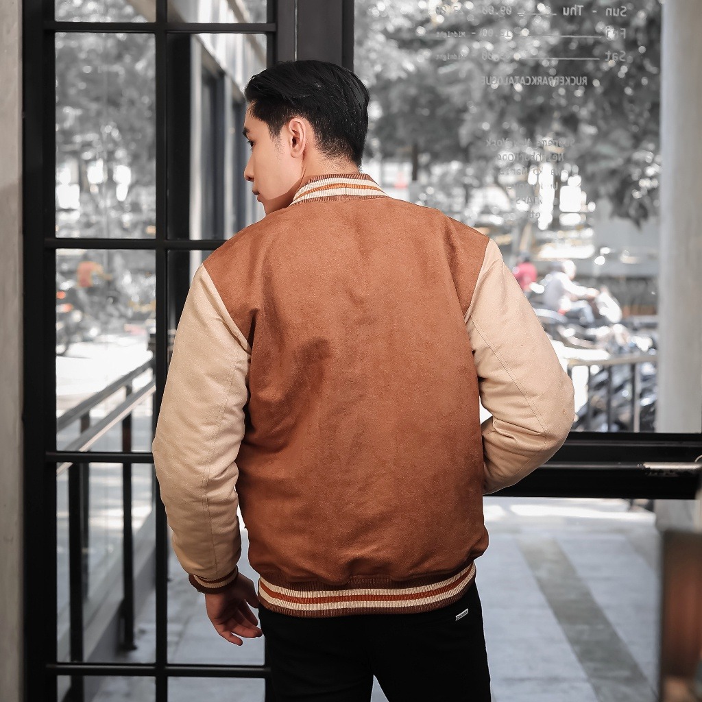 Delibra Jaket Bomber Pria Severus Coffe