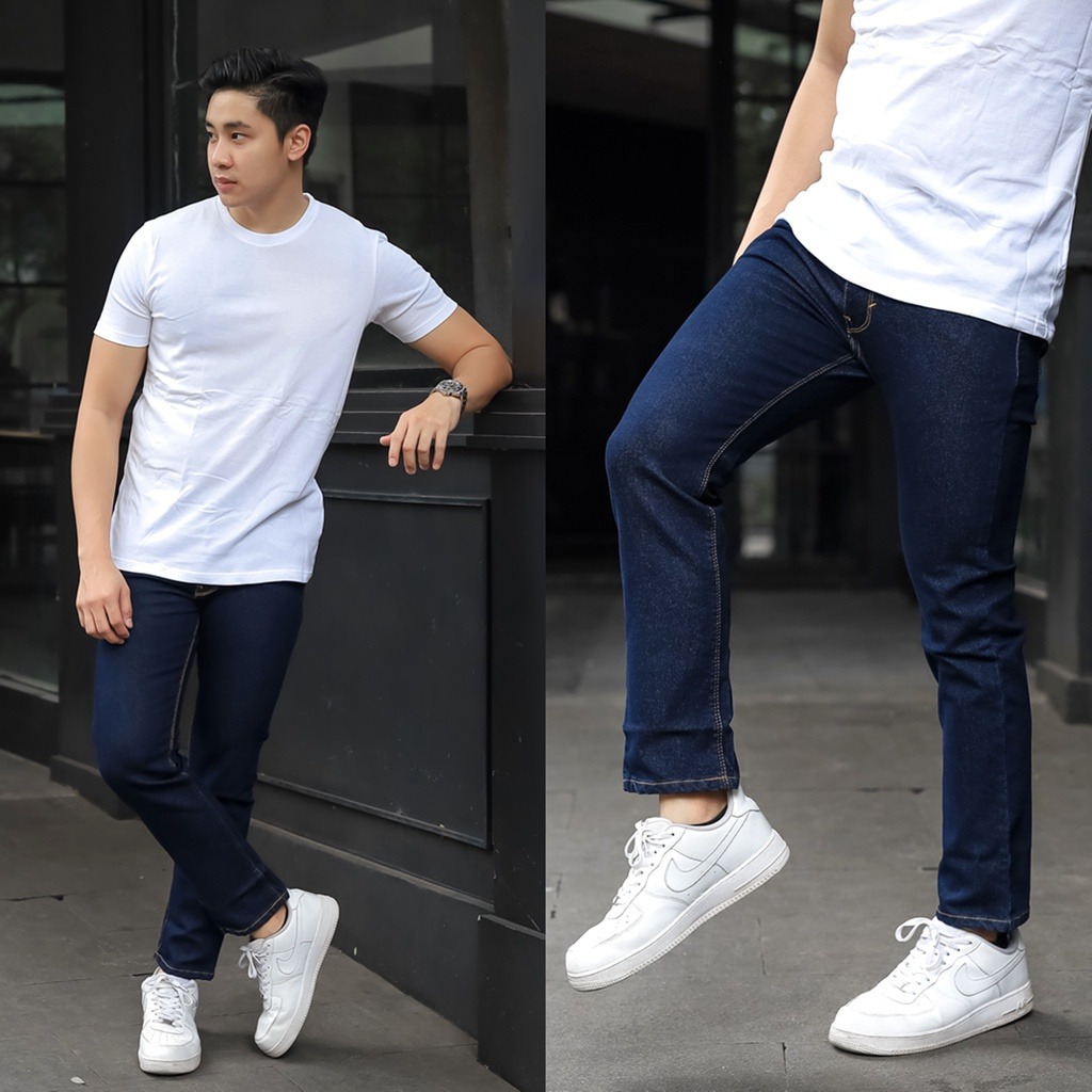 Delibra Celana Jeans Pria Navy