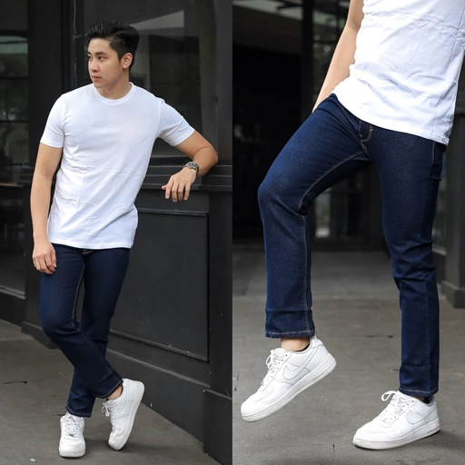 Image of Delibra Celana Jeans Pria Navy