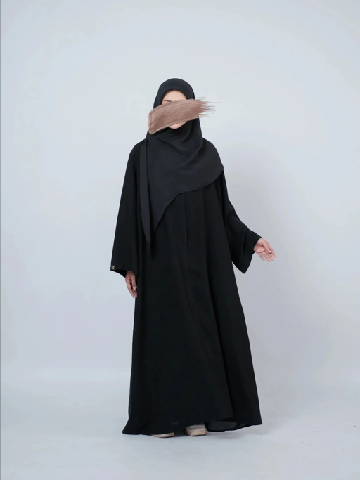 Image of The Origin Series Abaya - Jet Black