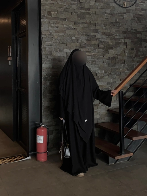 Image of The Origin Series Abaya - Jet Black