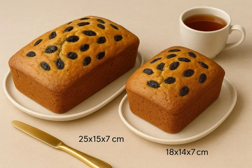 Image of Medium Size Banana Cake Bapak Siganature Resep Topping Kismiss