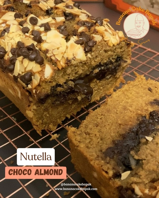 Image of MINI PREMIUM NUTELLA BANANA CAKE BAPAK