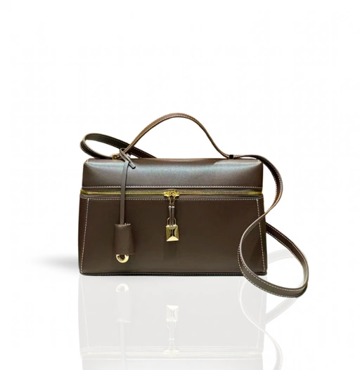 Image of LOUI EBONY 27 IN CALFSKIN LEATHER