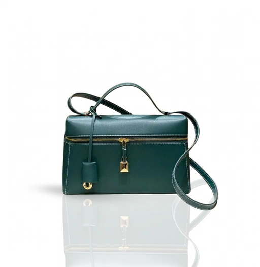 Image of LOUI EMERALD 27 CALFSKIN LEATHER