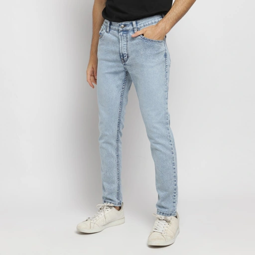 Image of PAULMAY Celana Panjang Jeans Pria Slim Fit - Ice Blue