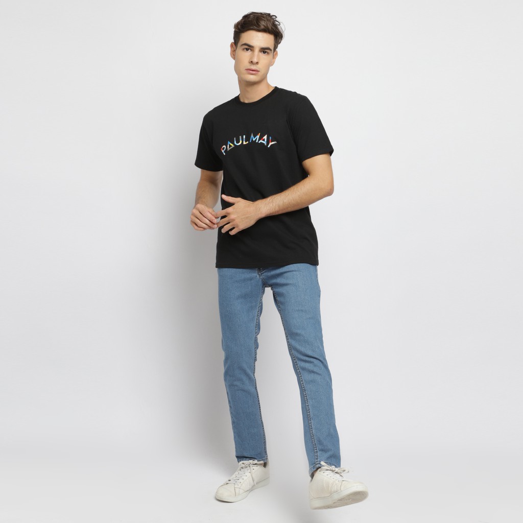 PAULMAY Celana Panjang Jeans Pria Slim Fit - Sky Light