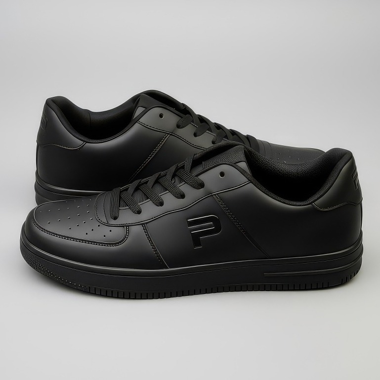 PAULMAY - Sepatu Sneakers Pria Wanita Denver - Black