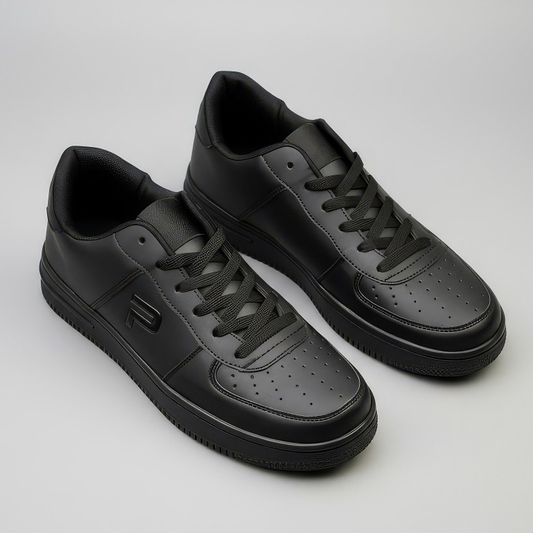 PAULMAY - Sepatu Sneakers Pria Wanita Denver - Black