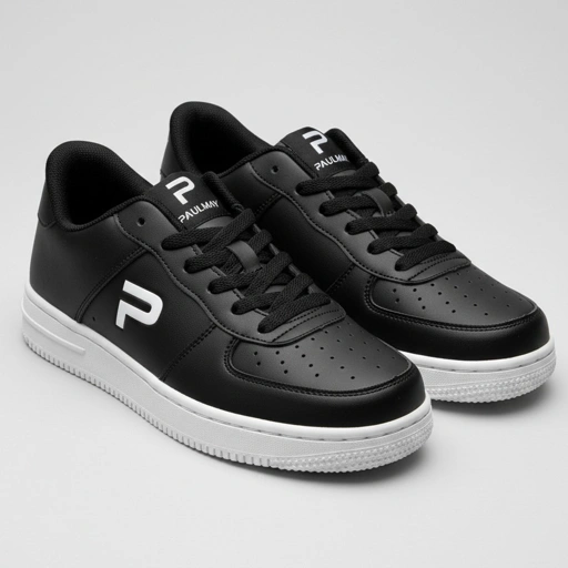 Image of PAULMAY - Sepatu Sneakers Pria Wanita Denver - Black White