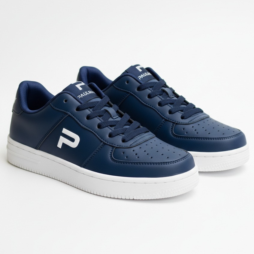 PAULMAY - Sepatu Sneakers Pria Wanita Denver - Blue White