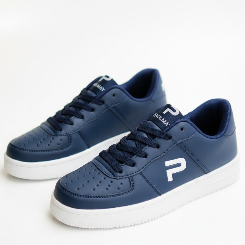 PAULMAY - Sepatu Sneakers Pria Wanita Denver - Blue White