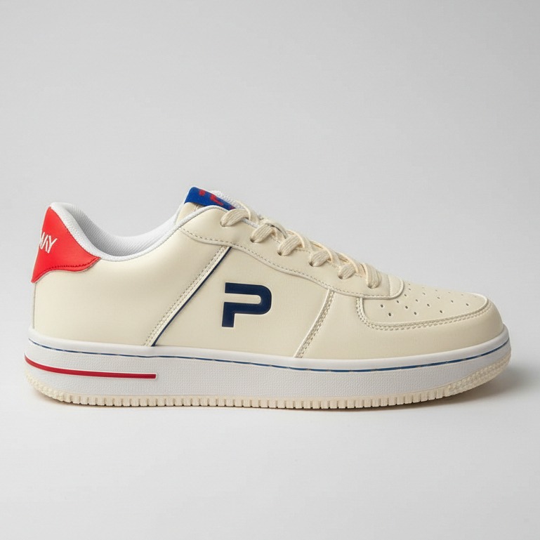 PAULMAY - Sepatu Sneakers Pria Wanita Denver - Cream Blue