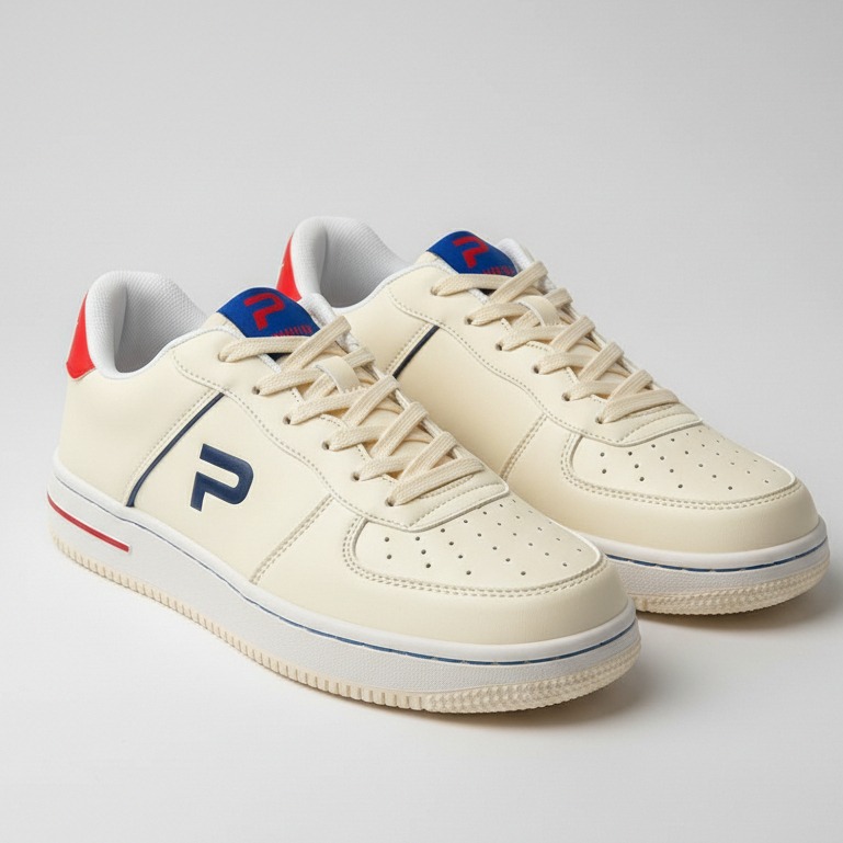 PAULMAY - Sepatu Sneakers Pria Wanita Denver - Cream Blue