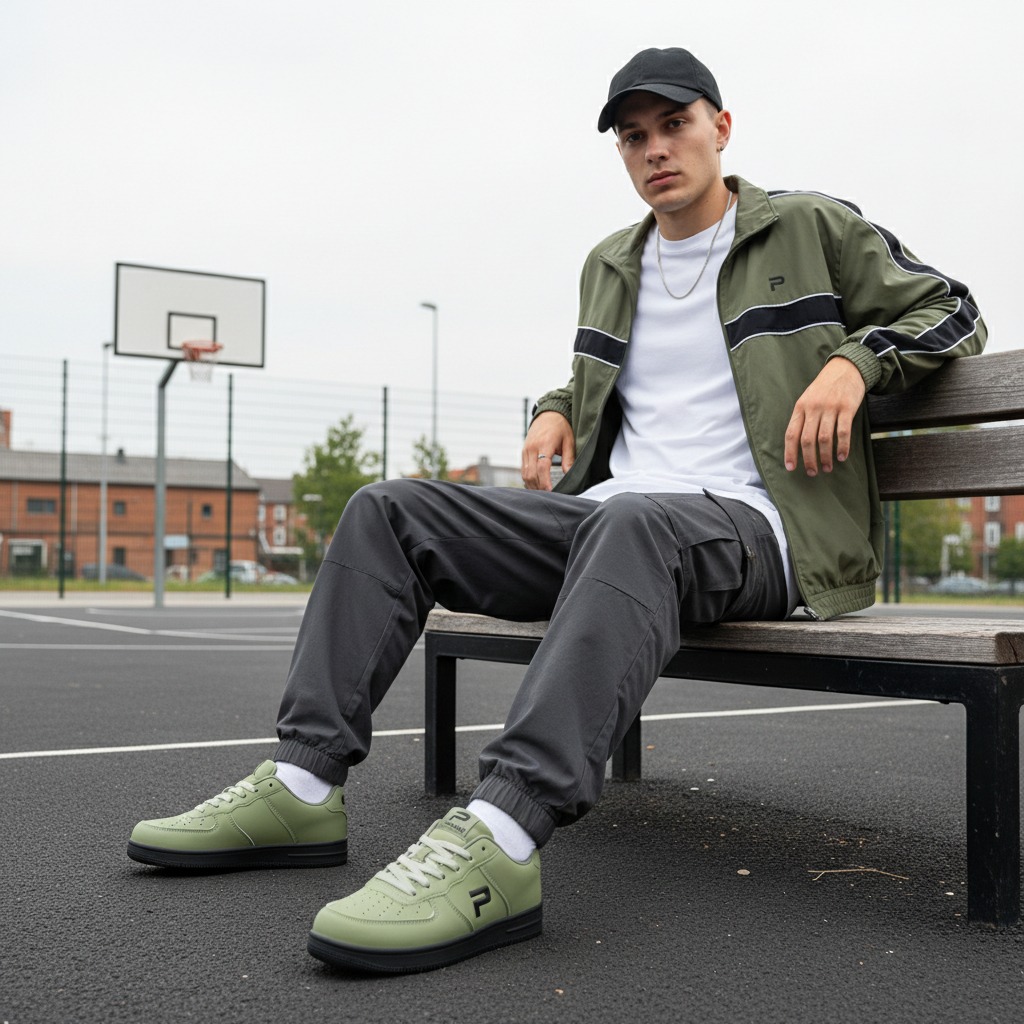 PAULMAY - Sepatu Sneakers Pria Wanita Denver - Sage