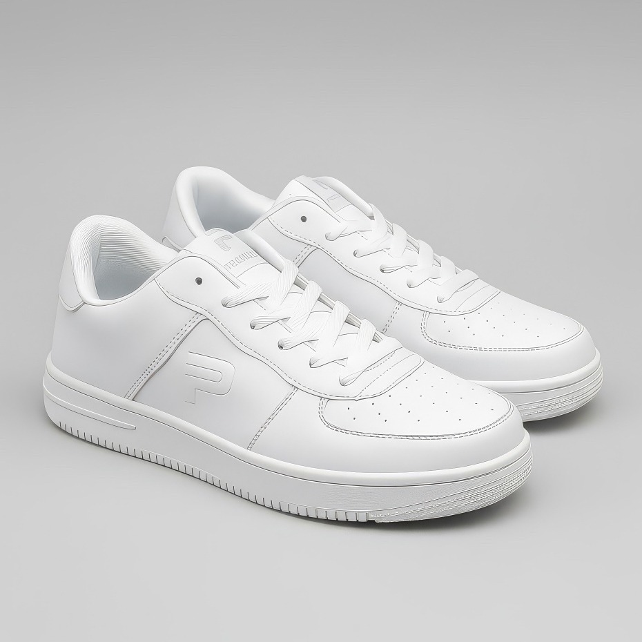 PAULMAY - Sepatu Sneakers Pria Wanita Denver - White