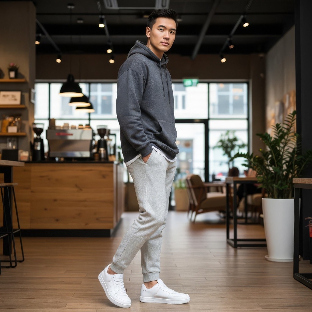 PAULMAY - Sepatu Sneakers Pria Wanita Denver - White