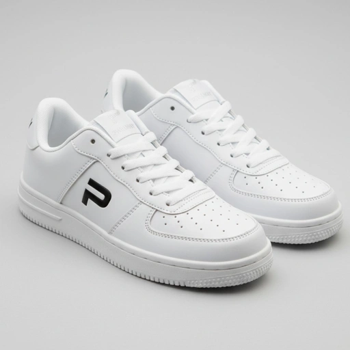 Image of PAULMAY - Sepatu Sneakers Pria Wanita Denver - White Black