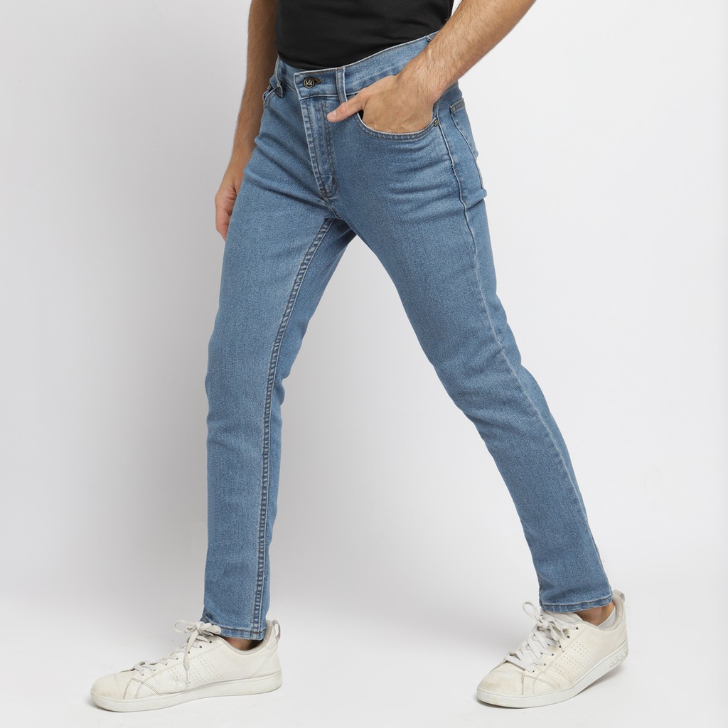 PAULMAY Celana Panjang Jeans Pria Slim Fit - Sky Light