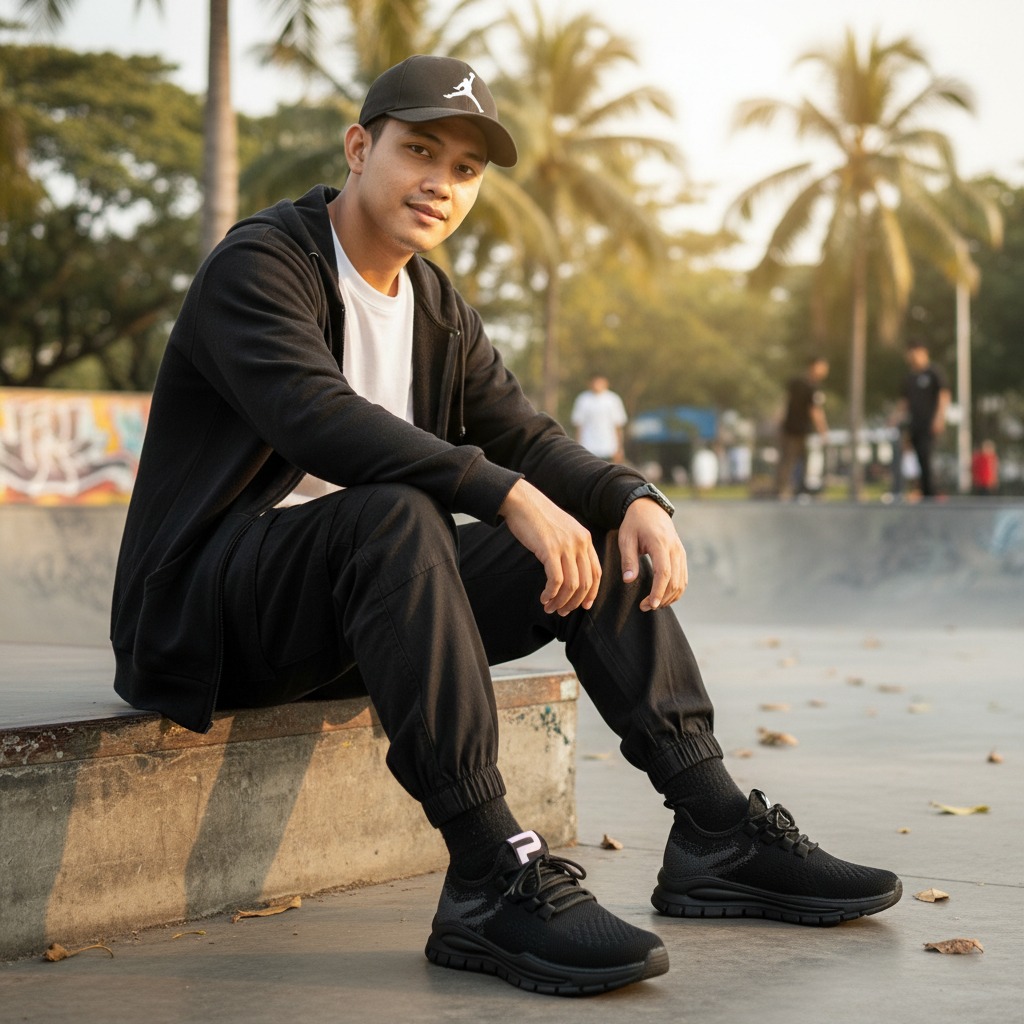 PAULMAY Sepatu Sneakers Pria Wanita Garuda