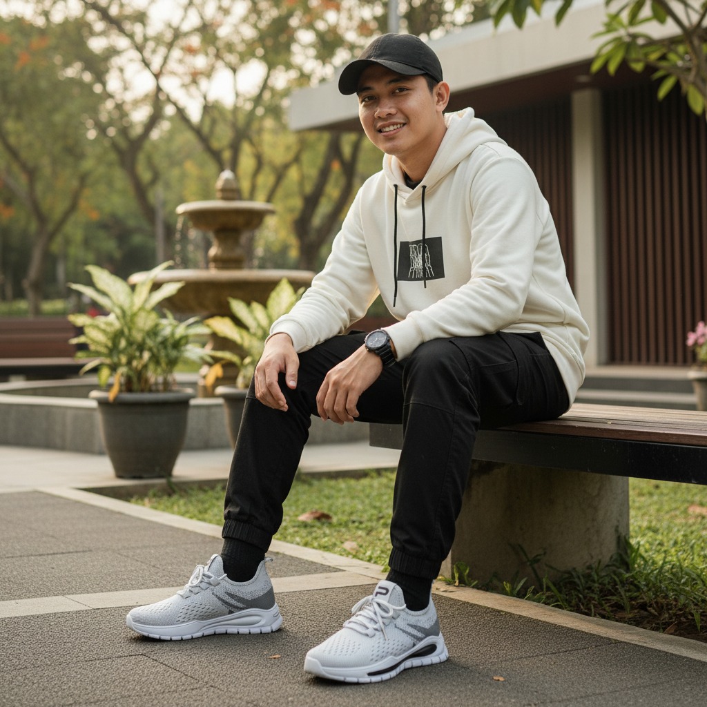 PAULMAY Sepatu Sneakers Pria Wanita Garuda