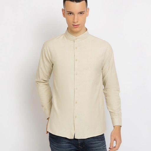 Image of PAULMAY Kemeja Koko Formal Pria Lengan Panjang