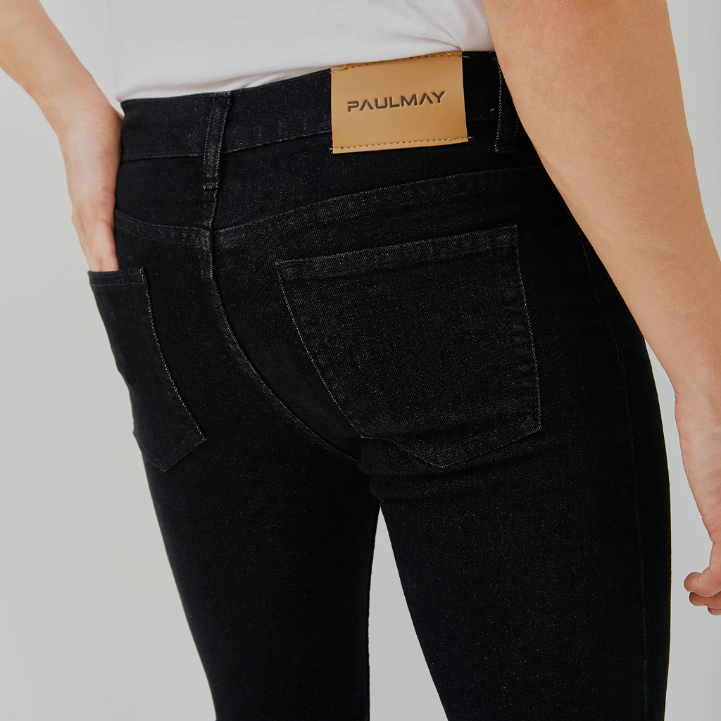 PAULMAY Celana Panjang Jeans Pria Slim Fit - Black