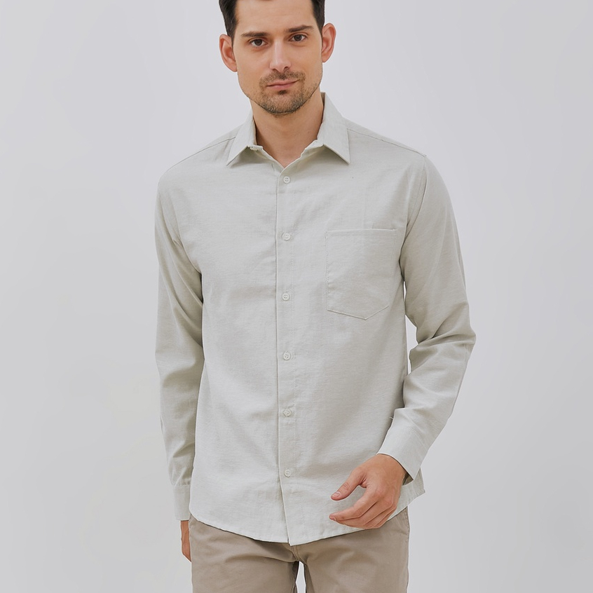 Paulmay Kemeja Pria Reguler Fit Oxford Shirts
