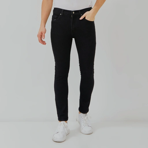 Image of PAULMAY Celana Panjang Jeans Pria Slim Fit - Black