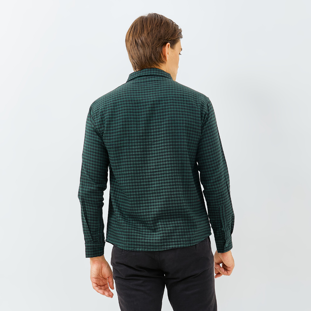 PAULMAY Kemeja Flanel Pria Lengan Panjang 6706