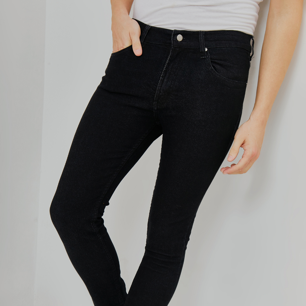 PAULMAY Celana Panjang Jeans Pria Slim Fit - Black