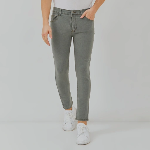 Image of PAULMAY Celana Panjang Jeans Pria Slim Fit - Grey