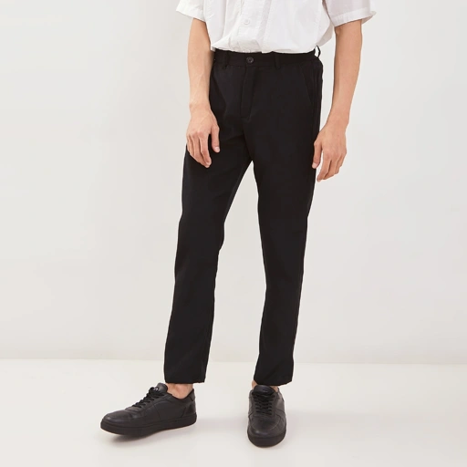 Image of PAULMAY Celana Formal Pria Panjang Reguler Fit - Black
