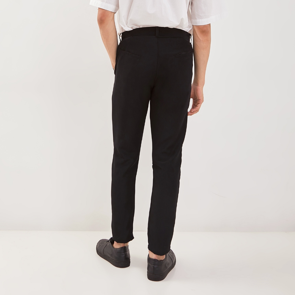 PAULMAY Celana Formal Pria Panjang Reguler Fit - Black