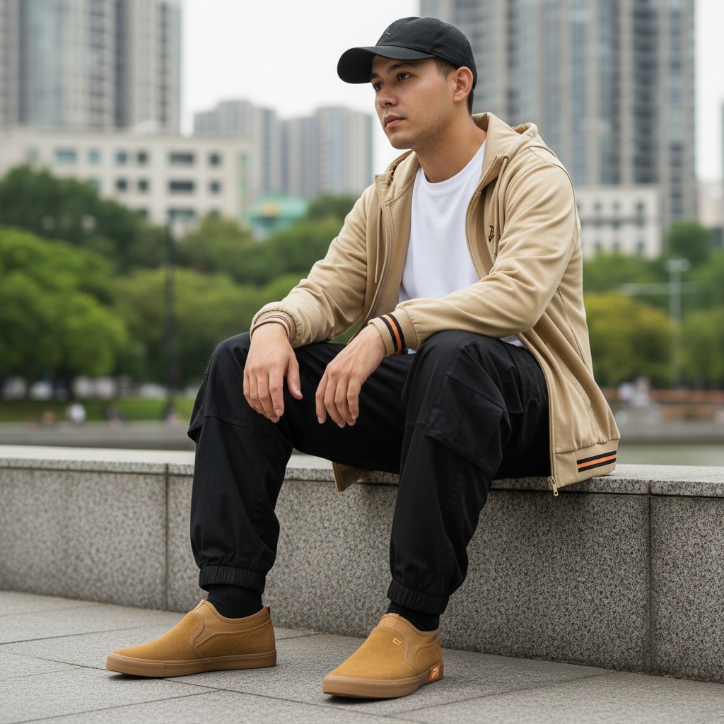 Paulmay Sepatu Slipon Pria Wanita Kyoto