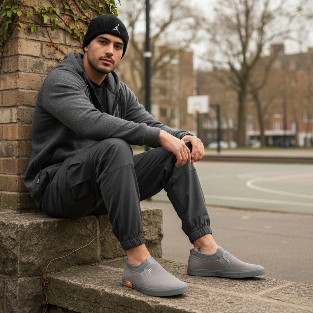 Paulmay Sepatu Slipon Pria Wanita Kyoto