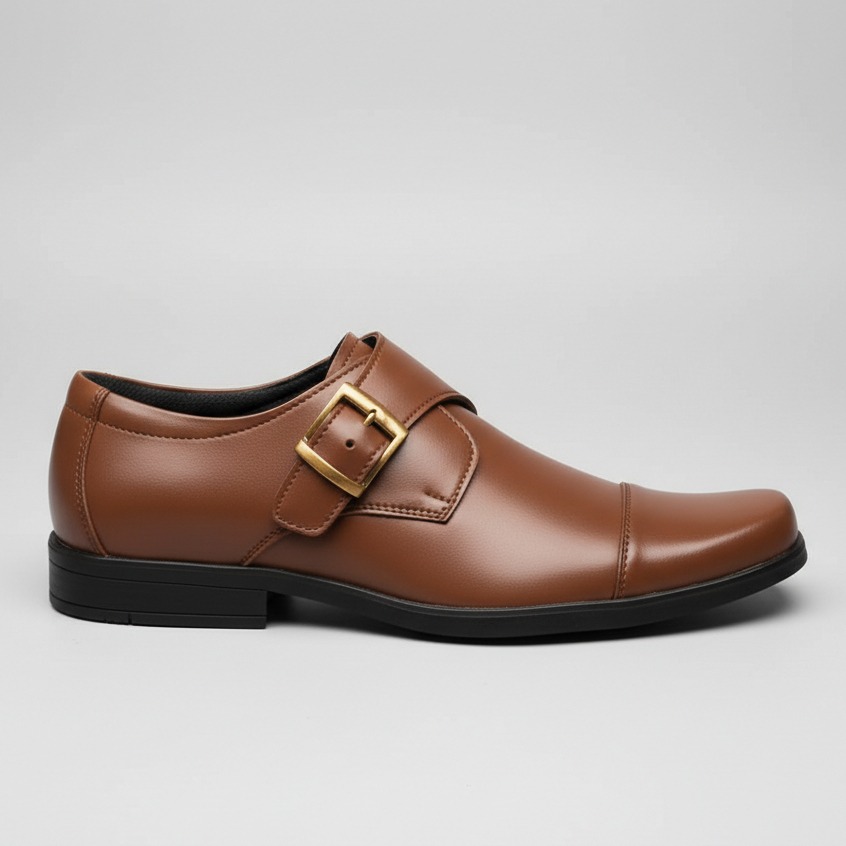 PAULMAY - Sepatu Formal Kerja Pria Milan 80 Brown