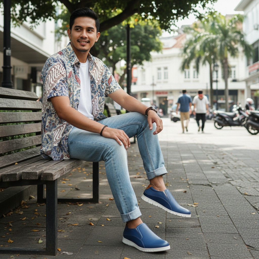 PAULMAY - Sepatu Casual Slip on Pria Modena 46