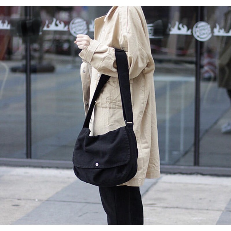 TAS SLING BAG CANVAS 2 SIZE MEDIUM & LARGE