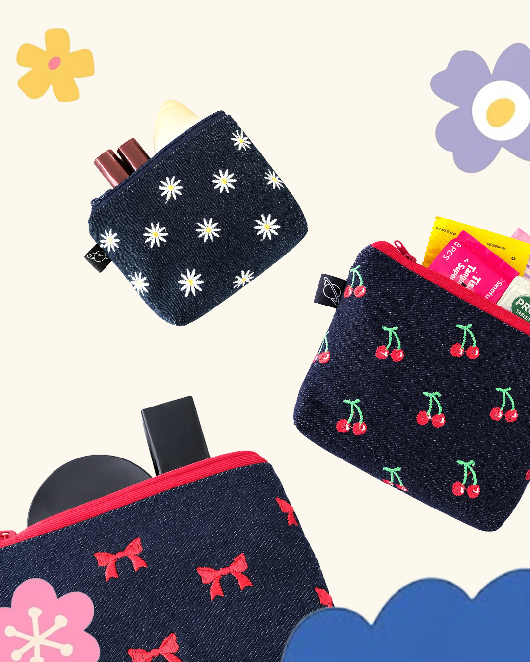 NEW ARRIVAL! Denim Pouch by Companion