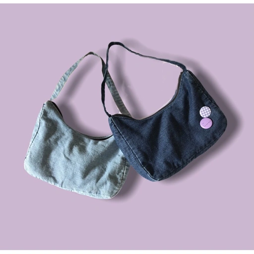 Image of SEVILLE SHOULDER BAG JEANS BAGUETTE DENIM SHOULDERBAG